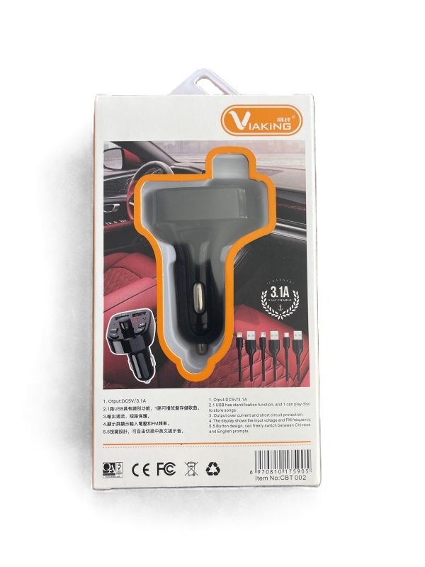 Chargeur de voiture Bluetooth MP3 – Image 2